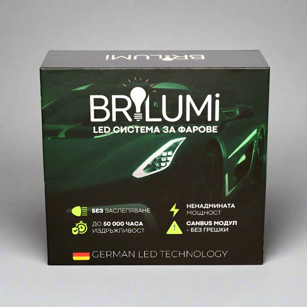 LED система за фарове D5S - BRILUMI XENITE - 100W - CANBUS 6000K