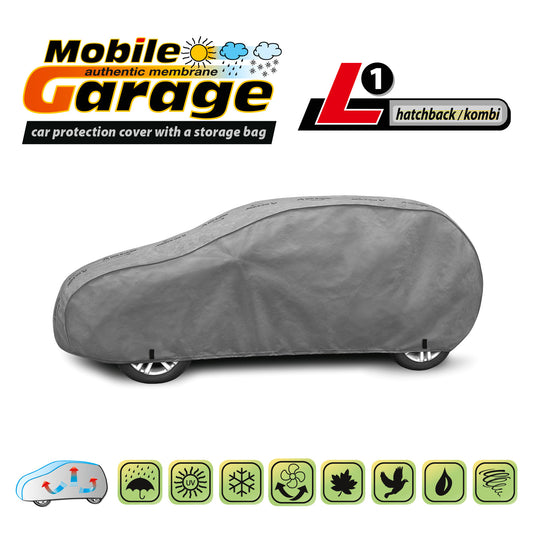 Покривало за кола Kegel Mobile размер L1 сиво за Hatchback/Хечбек или Combi/Комби 405-430 см