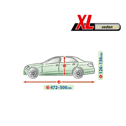 Покривало за кола Kegel Mobile размер XL сиво за Sedan/Седан 472-500 см