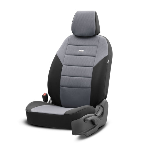 Комплект Тапицерия Selectedfit One 102 – Черно/сиво, за Предни и Задни Седалки