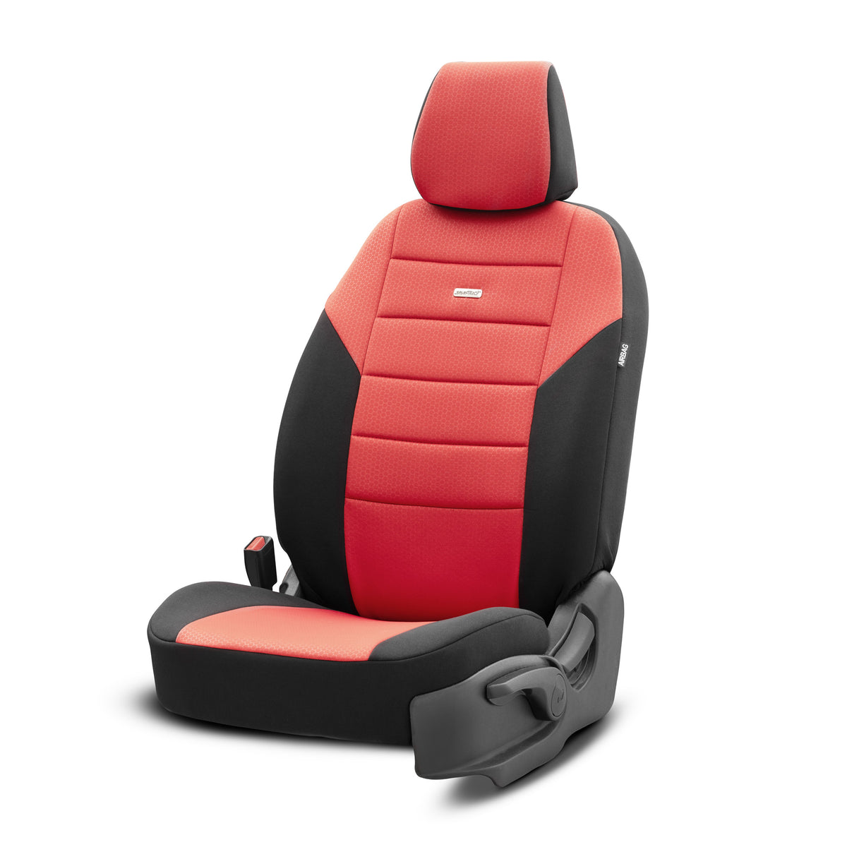 Комплект Тапицерия Selectedfit One 104 – Черно/червено, за Предни и Задни Седалки