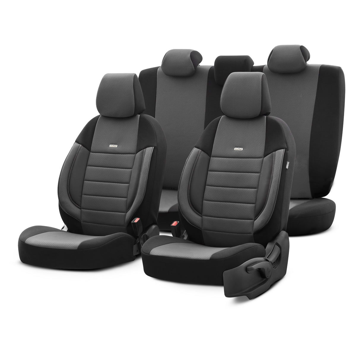 Комплект Тапицерия Selectedfit Pro 101 – Черно, за Предни и Задни Седалки