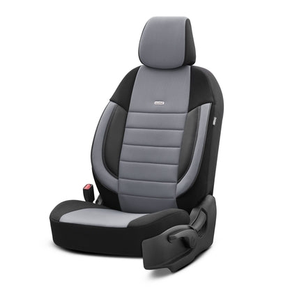 Комплект Тапицерия Selectedfit Pro 102 – Черно/сиво, за Предни и Задни Седалки