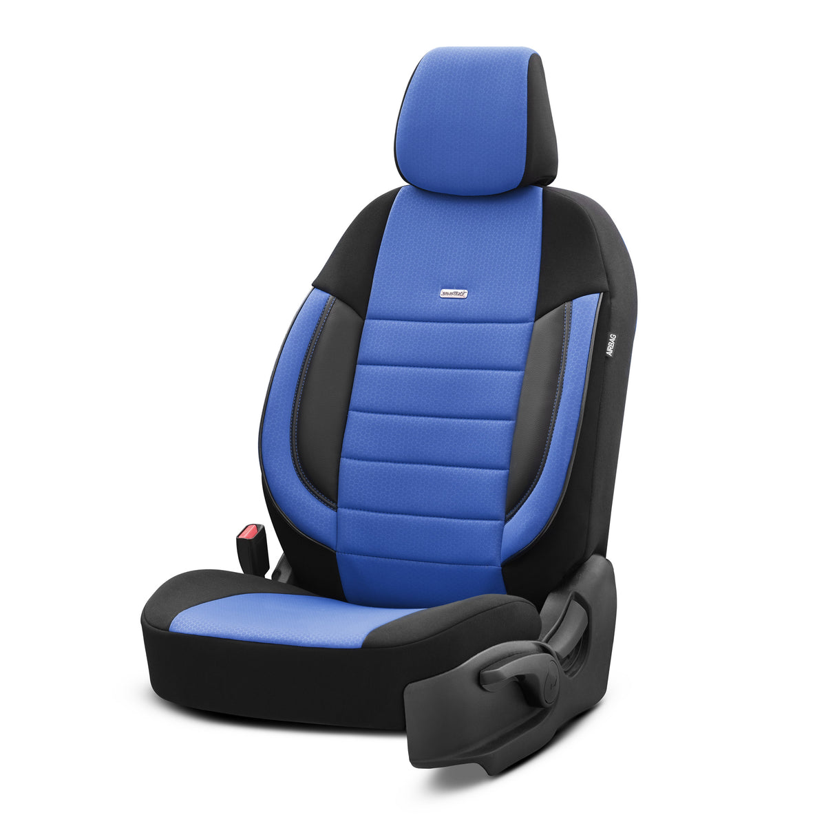 Комплект Тапицерия Selectedfit Pro 107 – Черно/синьо, за Предни и Задни Седалки