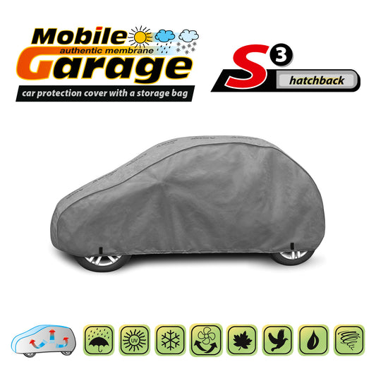 Покривало за кола Kegel Mobile размер S3 сиво за Hatchback/Хечбек 335-355 см