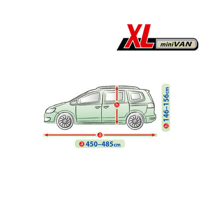 Покривало за кола Kegel Mobile размер XL сиво за Minivan/Миниван 450-485 см