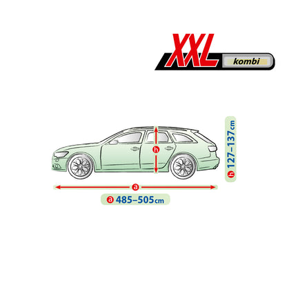 Покривало за кола Kegel Mobile размер XXL сиво за Combi/Комби 485-505 см