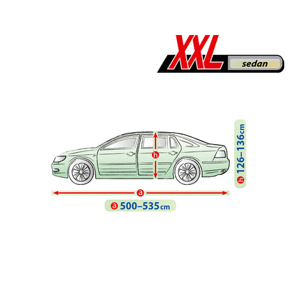 Покривало за кола Kegel Mobile размер XXL сиво за Sedan/Седан 500-535 см